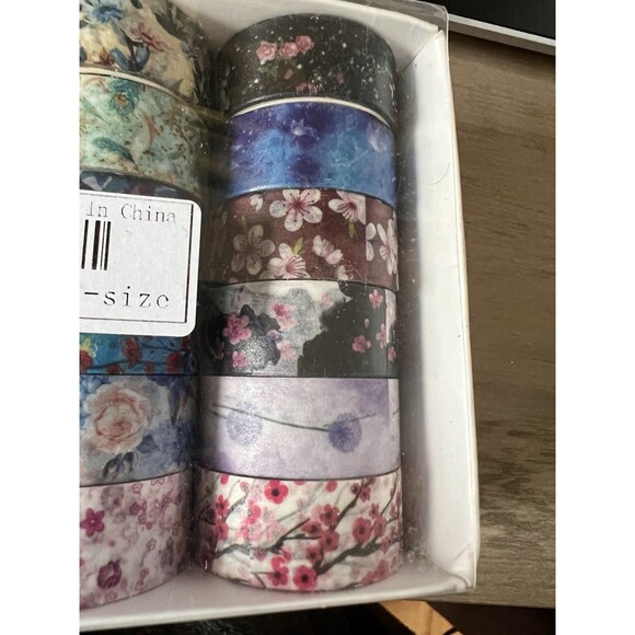 24 Roll Floral Washi Tape Scrapbook Craft Junk Journal Creative Gift Wrap - Picture 11 of 13